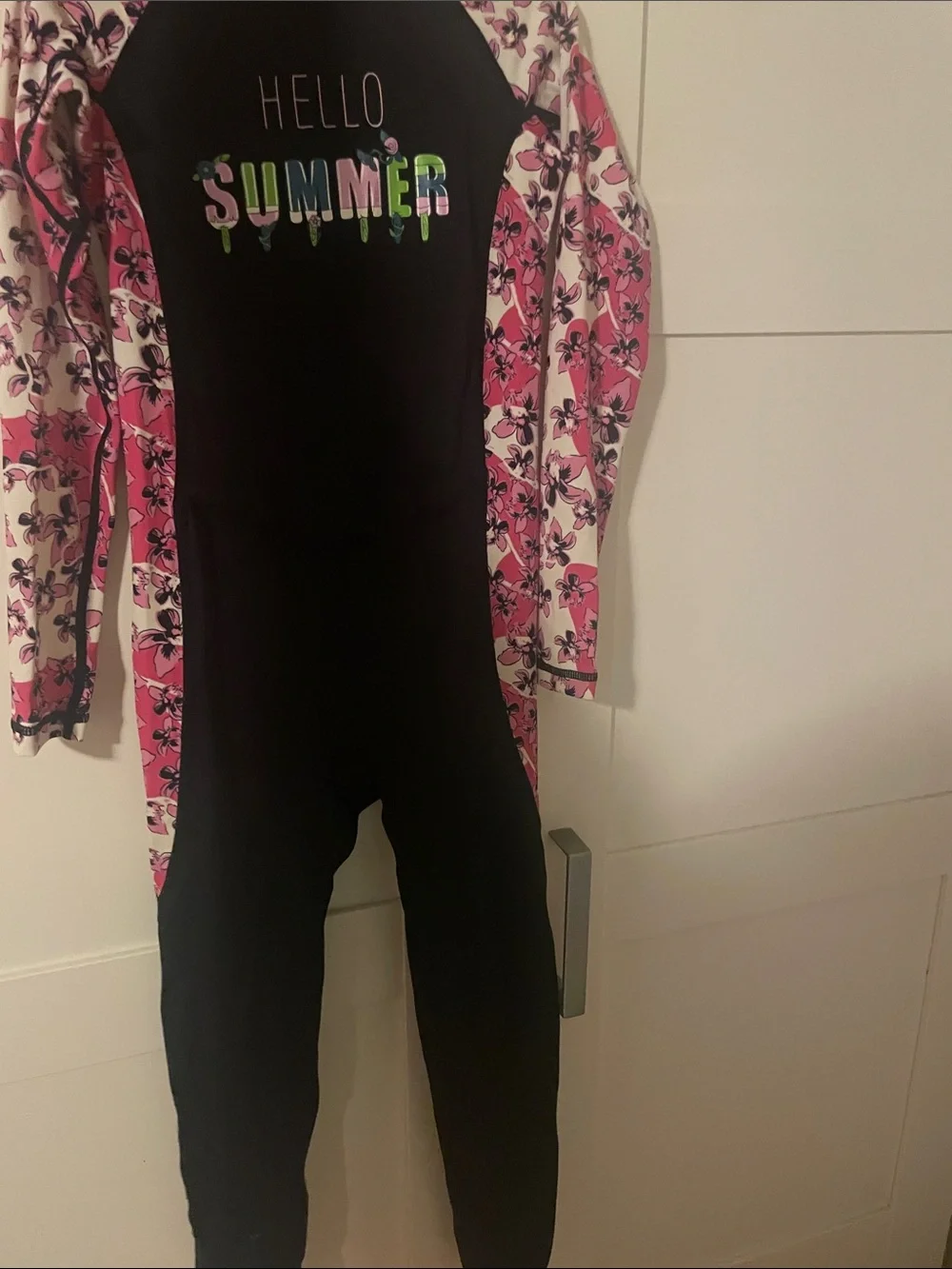 Girls size large one piece swimsuit